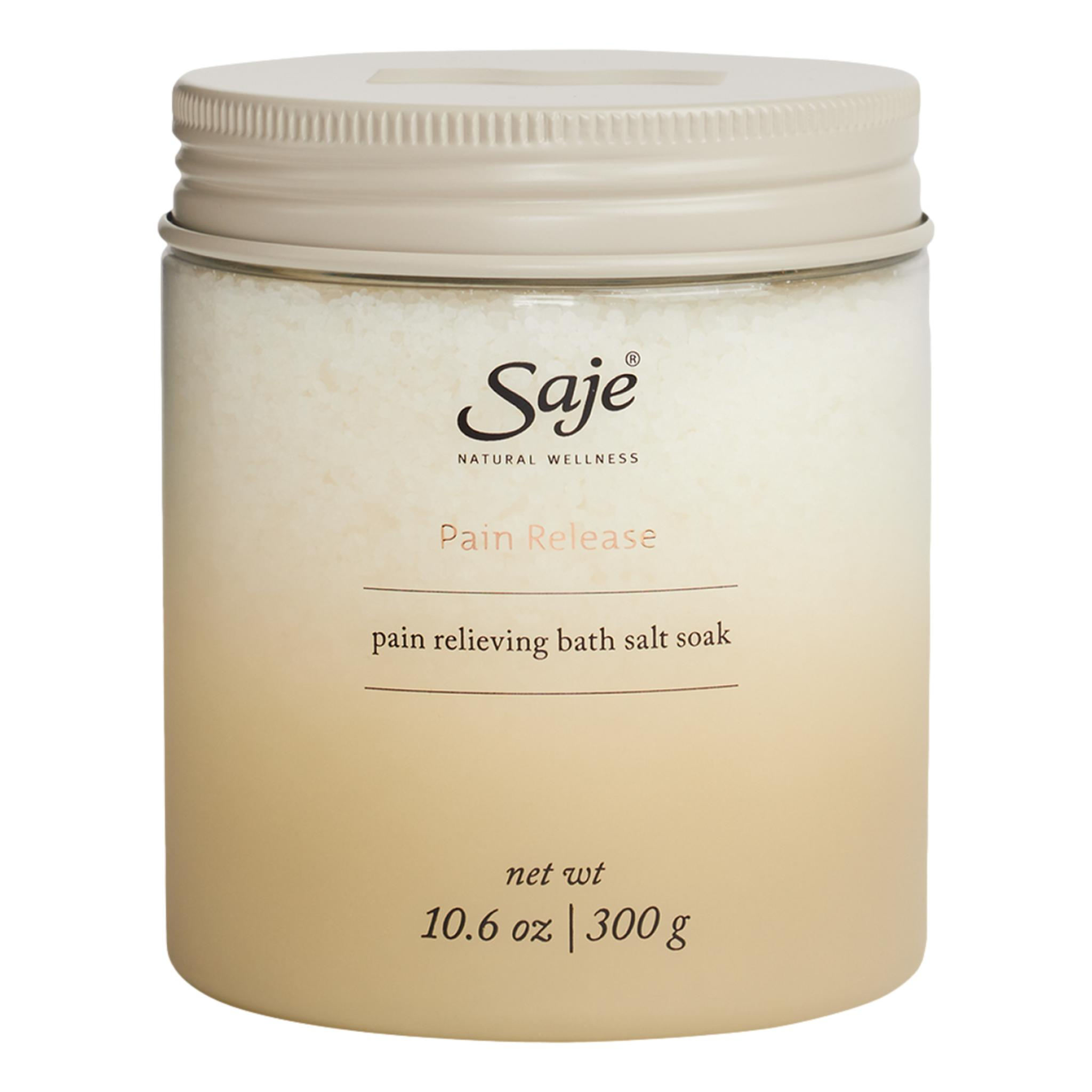 Saje Natural Wellness Pain Release Pain Relieving Bath Salt Soak, 10.6 oz